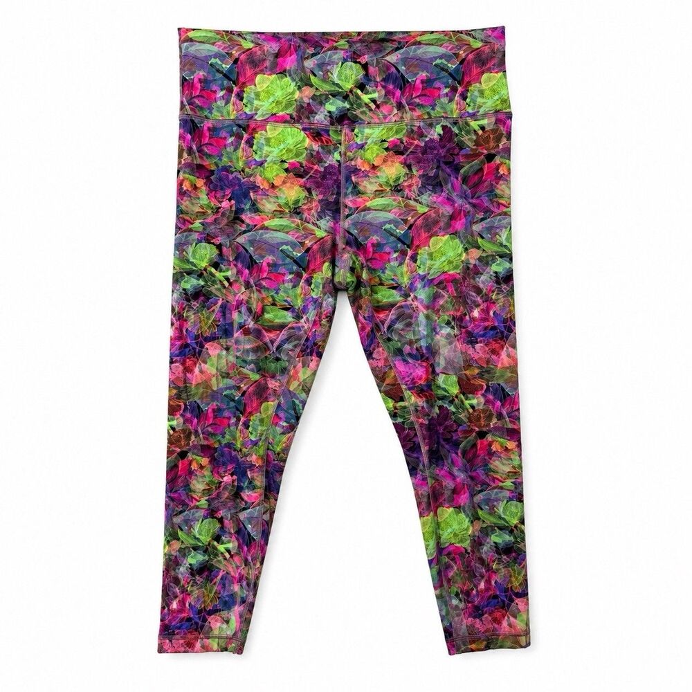 Lululemon Train High Rise Leggings Women’s Size 18 Artsy Purple 25" Leg Yoga